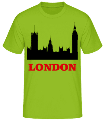 London Skyline 2 - Camiseta para hombre B&C - Lima - delante
