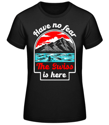 The Swiss Is Here - Dámské basic tričko - Černá - Napřed