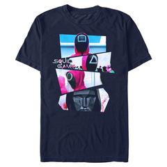 Netflix - Squid Game - Front Man & Guards Masked Markers - Men's T-Shirt