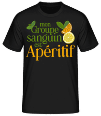 Mon Groupe Sanguin Est Apéritif · T-shirt standard Homme