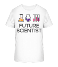 Future Scientist - Kid's Organic T-Shirt Stanley Stella 2.0 - White - Front