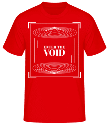 Void - Männer Basic T-Shirt - Rot - Vorne