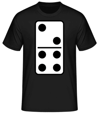 Domino - T-shirt standard Homme - Noir - Devant