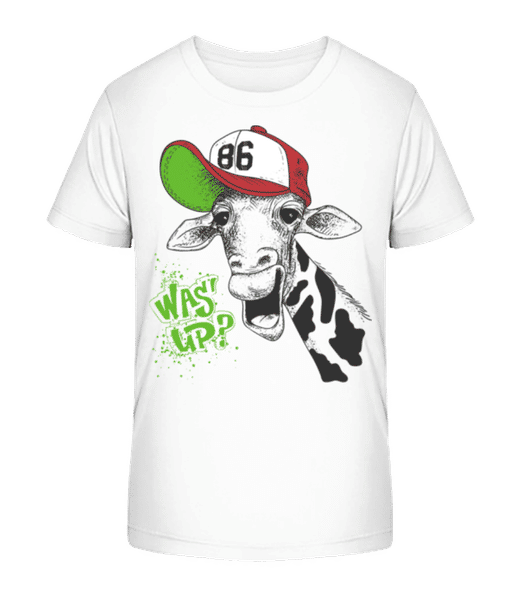 Preview: What's up? - Kid's Organic T-Shirt Stanley Stella 2.0 - White - Front