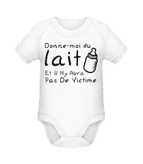 Donne-Moi Du Lait · Body manches courtes bio