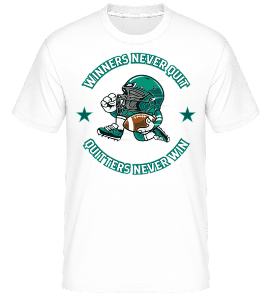 Aperçu: Football Player -  T-Shirt Shirtinator homme - Blanc - Devant