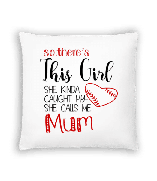 Aperçu: This Girl Cought My Heart - Coussin - Blanc - Devant