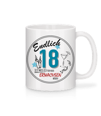 Endlich 18 Rund · Tasse
