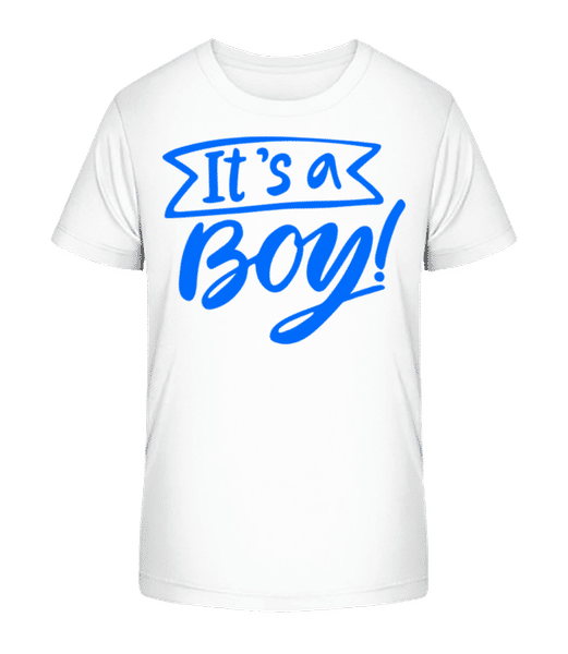 Aperçu: It´s A Boy - T-shirt bio Enfant Stanley Stella 2.0 - Blanc - Devant
