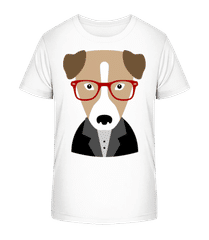 Hipster Hund Mit Schlappohren · Kinder Bio T-Shirt Stanley Stella 2.0