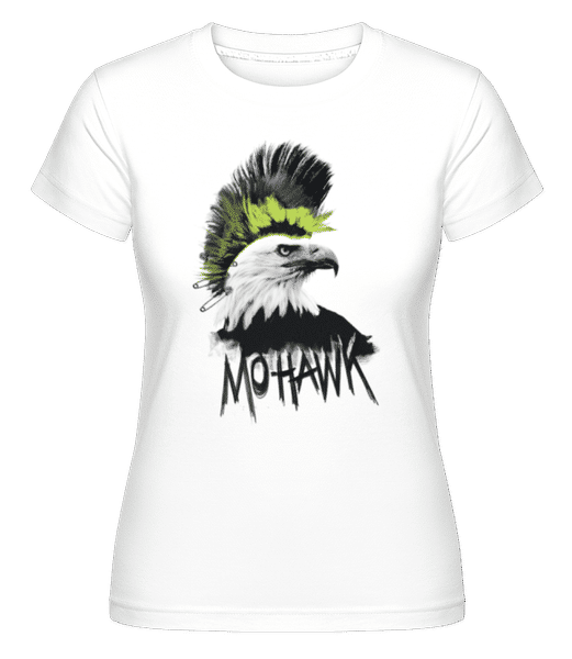 Aperçu: Mohawk -  T-shirt Shirtinator femme - Blanc - Devant