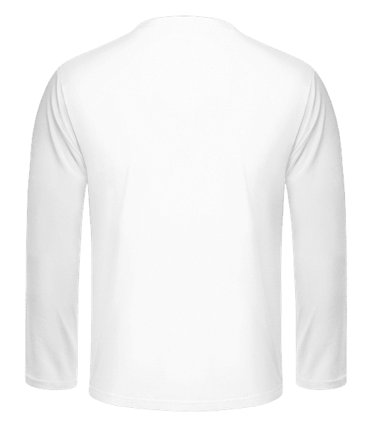 Aperçu: Merry Christmas - T-shirt à manches longues standard Homme - Blanc - Derrière