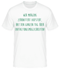 Entfaltungsmöglichkeiten · Männer Basic T-Shirt