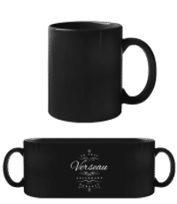 Je Suis Vierge Ascendant Parfait - Tasse Noire - Noir - Devant