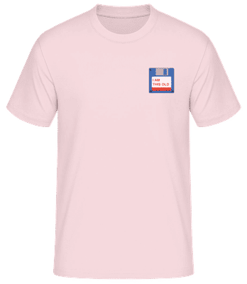 I'm This Old Floppy Disc - Männer T-Shirt B&C - Rosa - Vorne