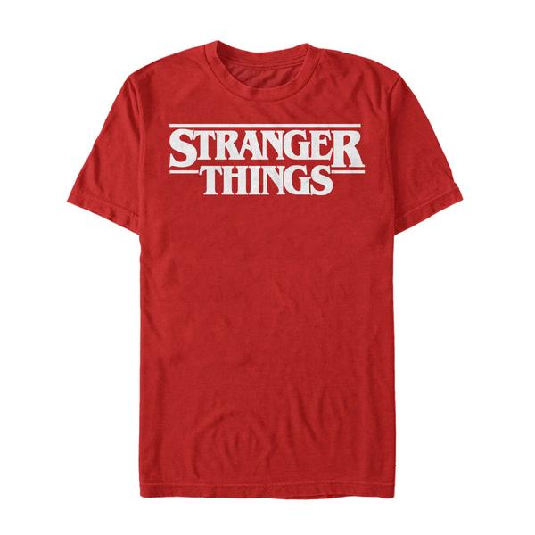 Preview: Netflix - Stranger Things - Logo - Men's T-Shirt - Red - Front