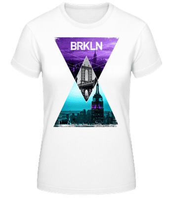 Brooklyn - T-shirt femme B&C - Blanc - Devant