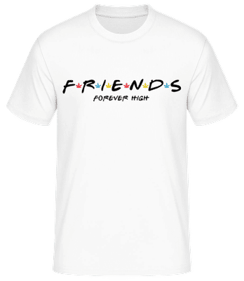 Cannabis Friends - Men's Basic T-Shirt - White - Front