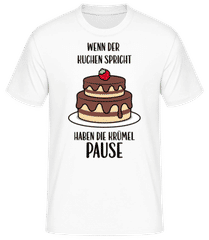 Wenn Der Kuchen Spricht · Männer Basic T-Shirt