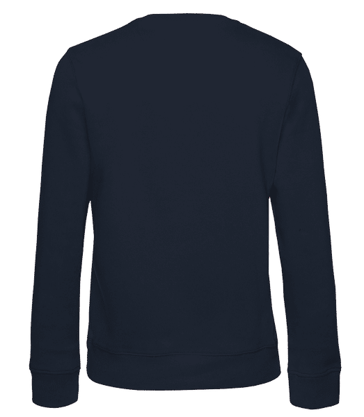 Aperçu: Je Rêve D’un Noël Blanc - Sweat-shirt standard pour femme - Bleu marine - Derrière