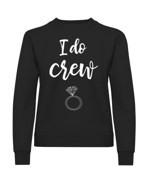 Aperçu: I Do Crew Ring - Sweatshirt Femme - Noir - Devant