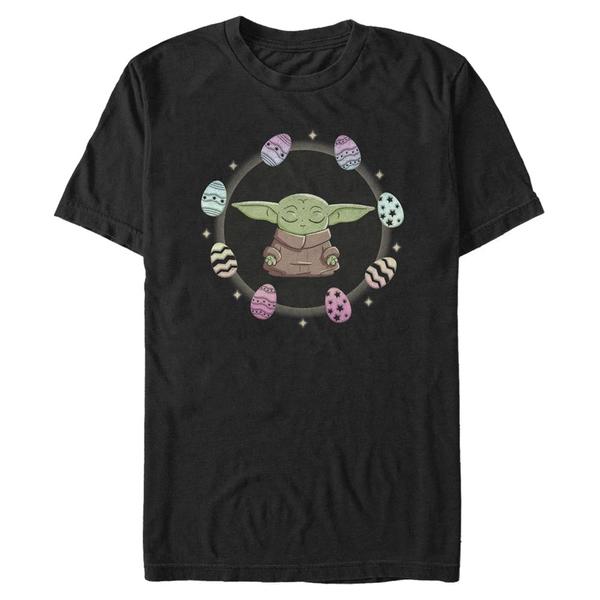 Aperçu: Star Wars - The Mandalorian - The Child Egging Around - Easter - Homme T-shirt - Noir - Devant
