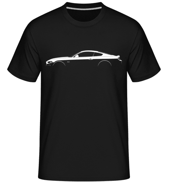 Aperçu: 'Ford Mustang GT Performance' Silhouette -  T-Shirt Shirtinator homme - Noir - Devant