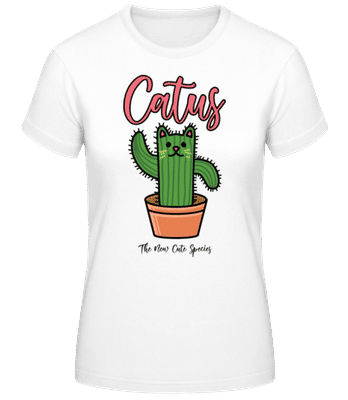 Catus 2 - Women's Basic T-Shirt - White - Front