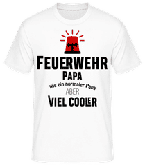 Cooler Feuerwehr Papa · Männer Basic T-Shirt