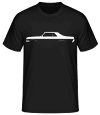 'Opel Diplomat Coupe A' Silhouette - T-shirt standard Homme - Noir - Devant