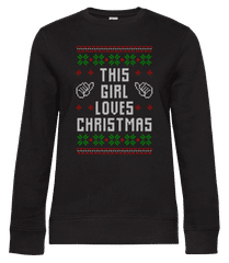 This Girl Loves Christmas · Sweat-shirt standard pour femme