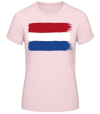 Drapeau Pays-Bas - T-shirt standard Femme - Rose - Devant