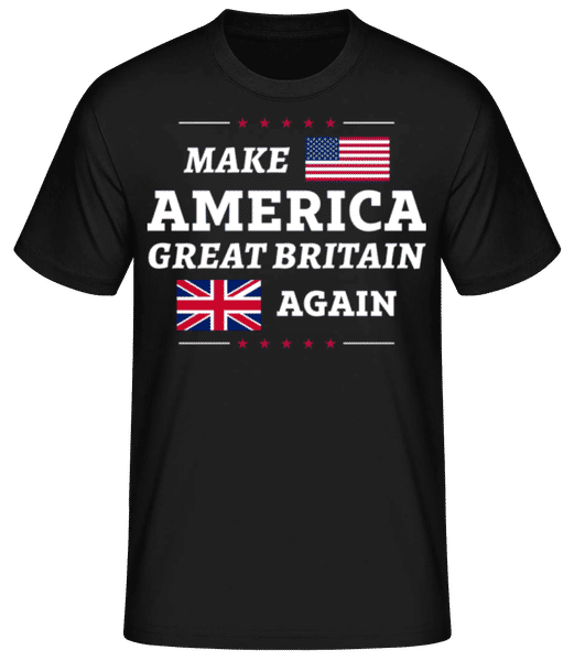 Preview: Make America Great Britain Again Funny - Men's Basic T-Shirt - Black - Front