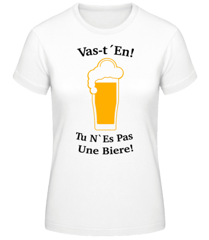 Aperçu: Vas-t'En! 1 - T-shirt femme B&C - Blanc - Devant