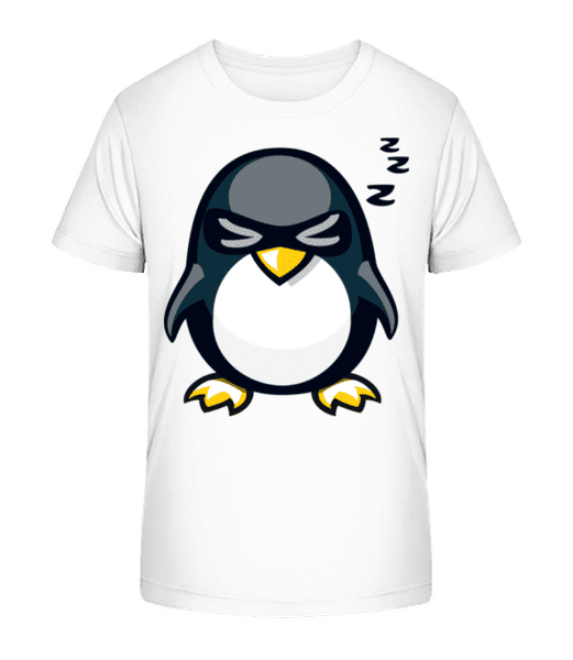 Aperçu: Sleepy Penguin - T-shirt bio Enfant Stanley Stella 2.0 - Blanc - Devant