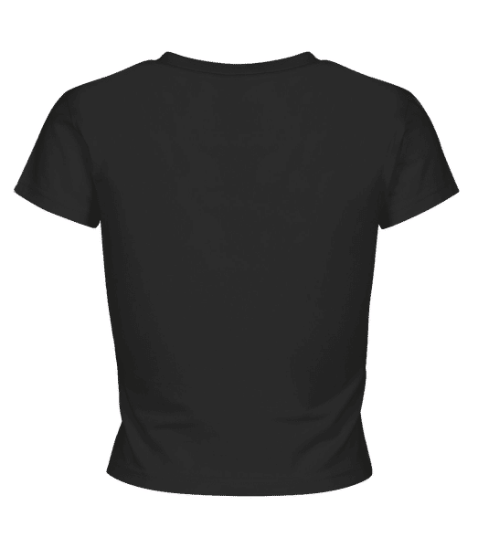 Aperçu: Drapeau Autriche - Crop top - Noir - Derrière