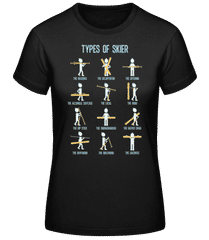Types Of Skier · Women's Basic T-Shirt