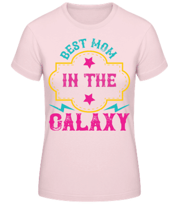 Best Mom In The Galaxy - Dámske basic tričko - Ružová - Predné