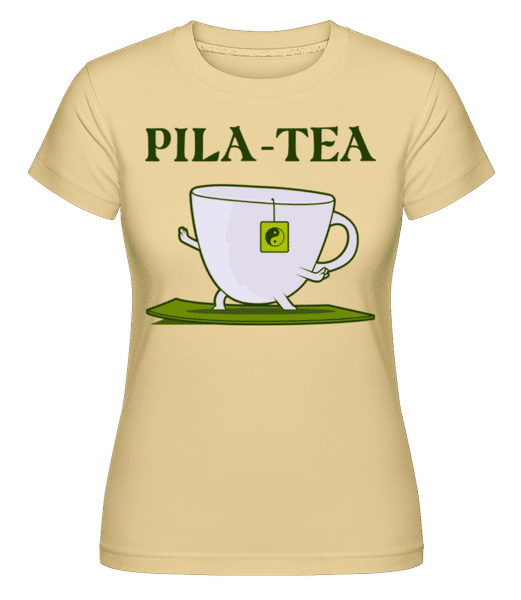 Preview: Pila Tea -  Shirtinator Women's T-Shirt - Yellow - Front