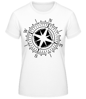 Compass - Women's Basic T-Shirt - White - Front