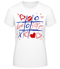 Láska Raster Valentine · Dámske basic tričko