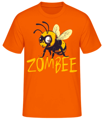 Zombee - T-shirt homme B&C - Orange - Devant