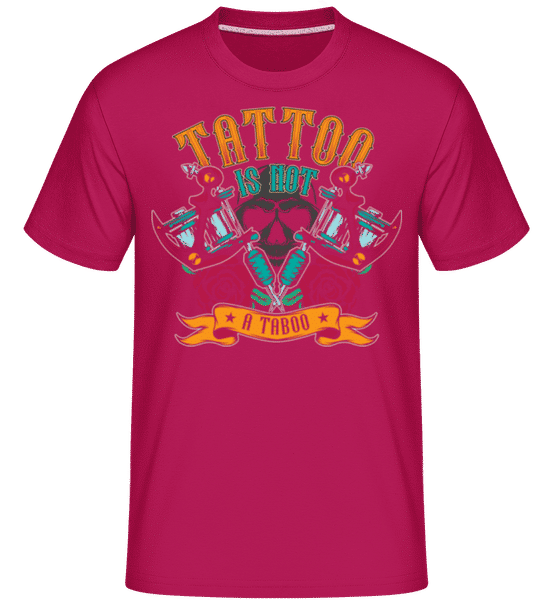 Preview: Tattoo Is Not A Taboo -  Shirtinator Men's T-Shirt - Magenta - Front