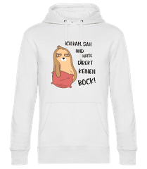 Kam Sah Direkt Keinen Bock · Männer Standard Hoodie