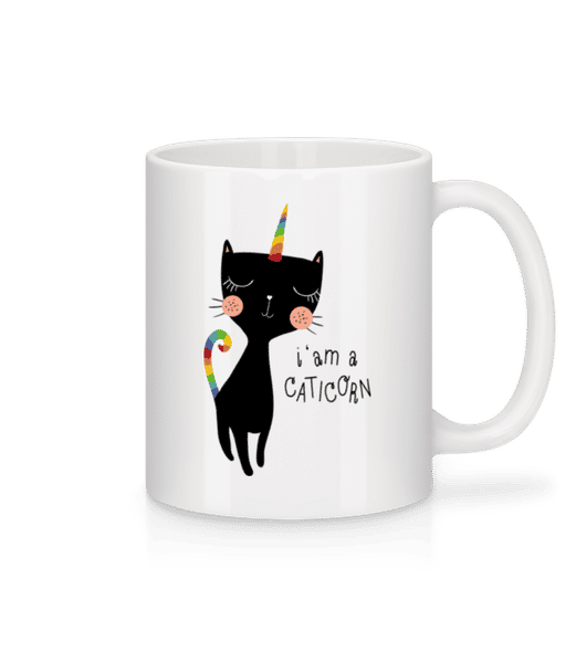 I Am A Caticorn - Mug en céramique blanc - Blanc - Devant