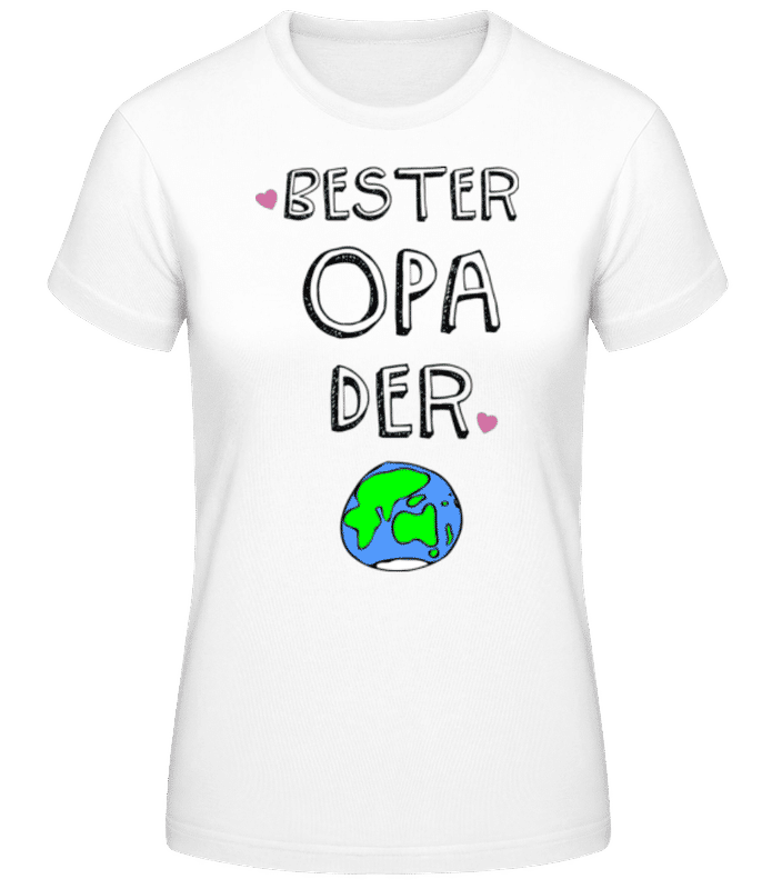 Vorschau: Bester Opa der Welt - Frauen T-Shirt B&C - Weiß - Vorne