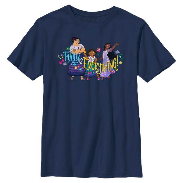 Aperçu: Pixar - Encanto - Photo de groupe Family - Enfant T-shirt - Bleu marine - Devant