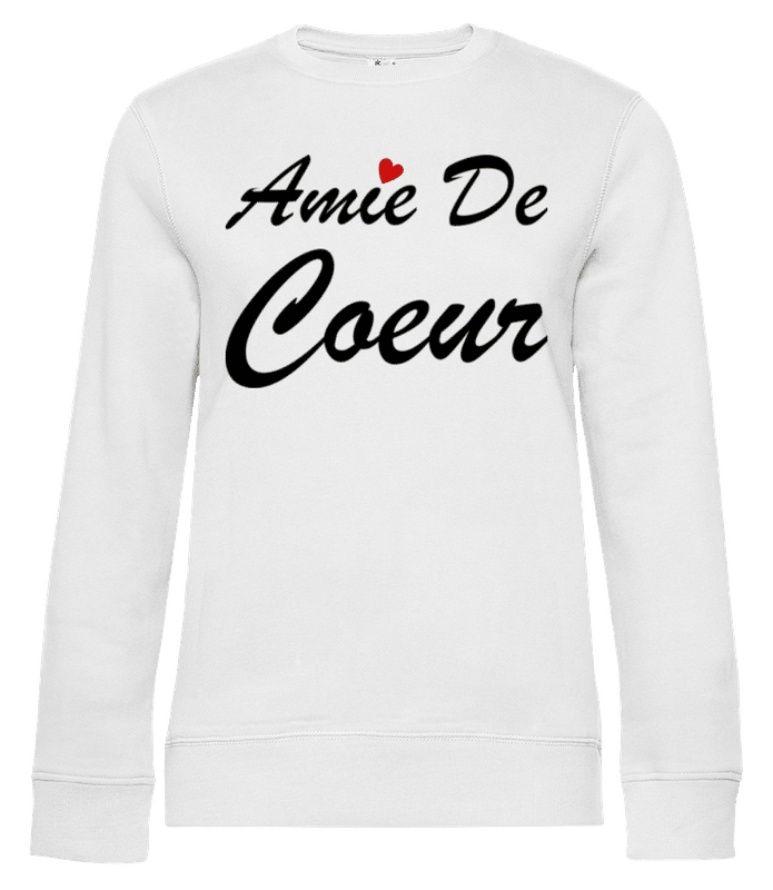 Aperçu: Amie De Coeur - Sweat-shirt standard pour femme - Blanc - Devant