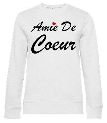 Amie De Coeur - Sweat-shirt standard pour femme - Blanc - Devant