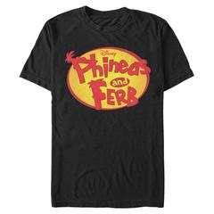 Disney Classics - Phineas und Ferb - Phineas and Ferb Oval Logo - Männer T-Shirt
